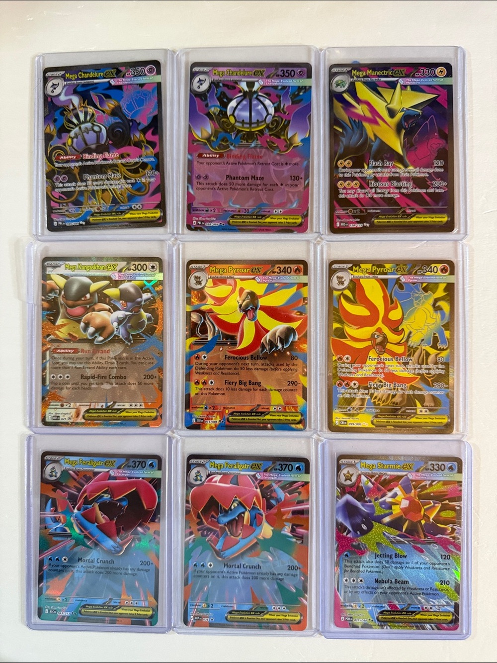 Pokémon TCG EX/Holo Rare Card Lot – Assorted Colors